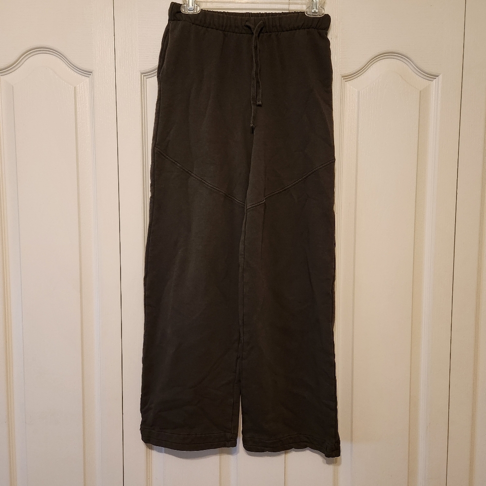 ZARA Army Green Joggers Pants Sweatpants Women's Size S Cotton Khaki